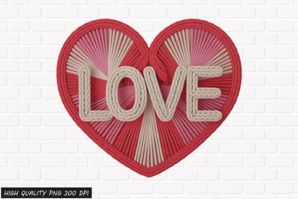 Download Rope Heart LOVE Valentine PNG File - Valentine Collection