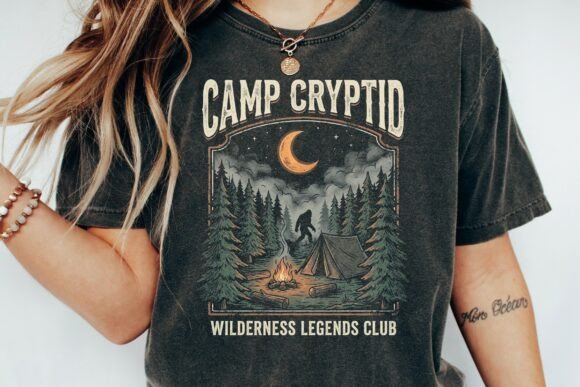 Download Camp Cryptid Bigfoot Sasquatch Camping - Camp Collection