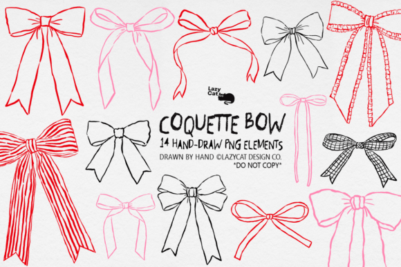 Download Coquette Bow Valentine PNG Bundle - Valentine Collection