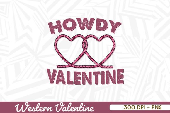 Download Western Rope Heart Howdy Valentine - Valentine Collection