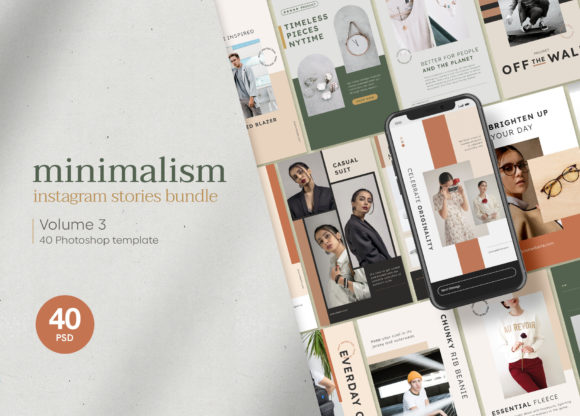 Download Minimalism Instagram Stories Vol.3 - Minimalism Collection