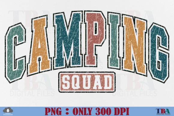 Download Camping Squad PNG Sublimation Retro Camp - Camp Collection
