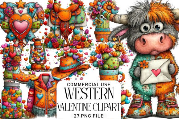Download Western Valentine Clipart - Valentine Collection