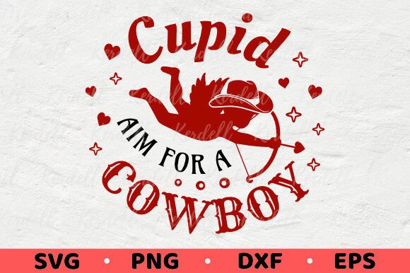 Download Cupid Aim for a Cowboy, Valentine’s Day - Valentine Collection