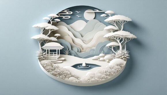 Download Minimalism Art of a Japanese Zen Garden - Minimalism Collection