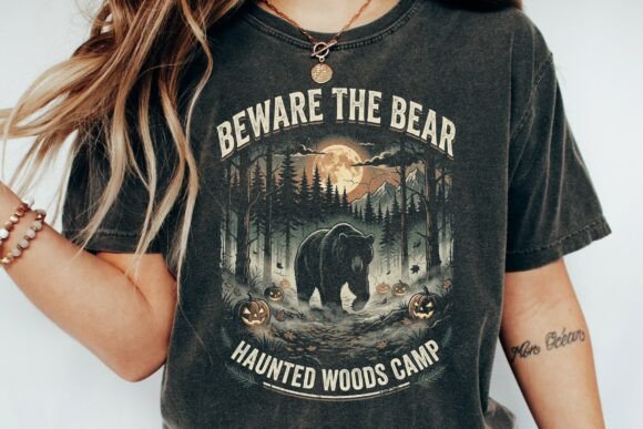 Download Halloween Bear Haunted Woods Camp - Camp Collection