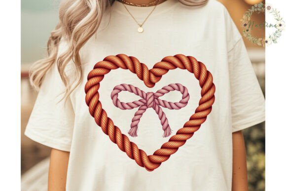 Download Rope Heart Bow Valentine PNG Clipart - Valentine Collection