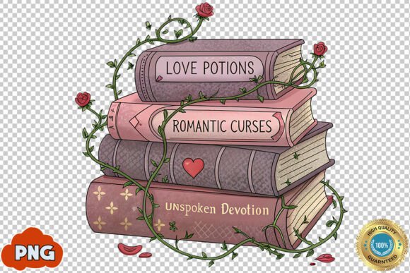 Download Gothic Books Valentine's Day PNG Clipart - Valentine Collection