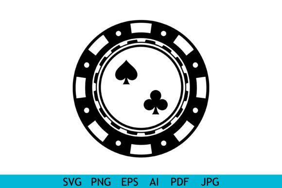 Download Poker Chip Spade Club Icon - Icon Collection