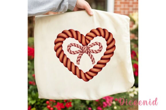 Download Rope Heart Bow Valentine PNG Clipart - Valentine Collection