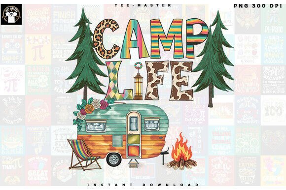 Download Vintage Camp Life Outdoor Camping PNG - Camp Collection