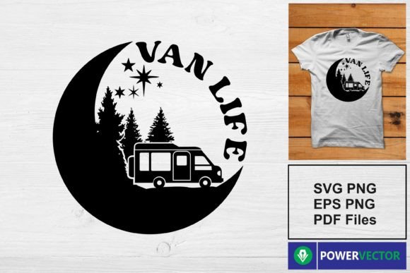 Download Van Life, Camping Vector File for Shirt - Camp Collection