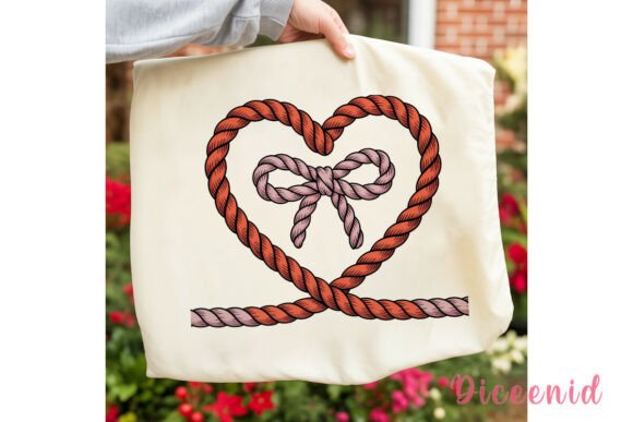 Download Rope Heart Bow Valentine PNG Clipart - Valentine Collection