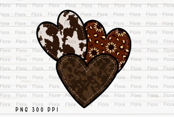 Download Cow Hearts Western Valentines Day PNG - Valentine Collection