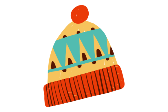 Download Winter Hat Icon. Cute Patterned Color Wo - Icon Collection