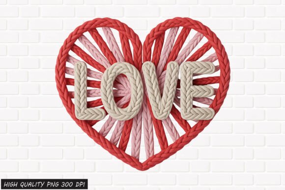 Download Rope Heart LOVE Valentine PNG File - Valentine Collection