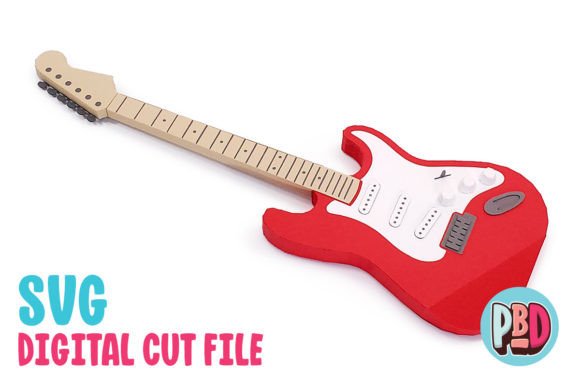 Download Fender Electric Guitar 3D Papercraft - Guitar Collection